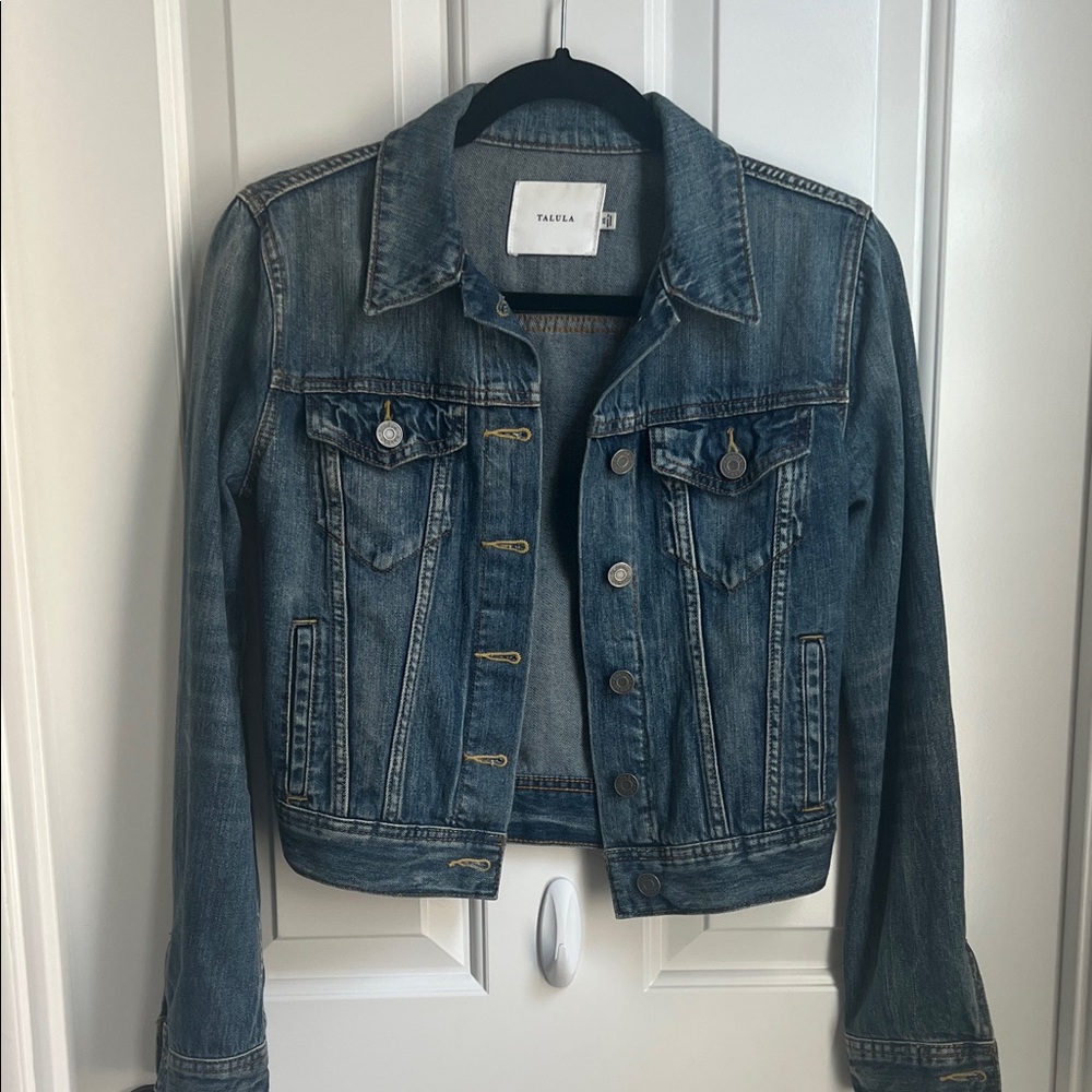 Aritzia Classic Blue Jean Jacket